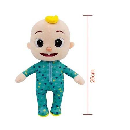 bebelus textil cu detalii brodate, 10 melodii, 26 cm