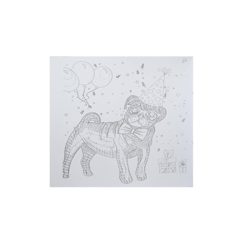 Caiet de colorat antistres, 24,5x24,5 cm