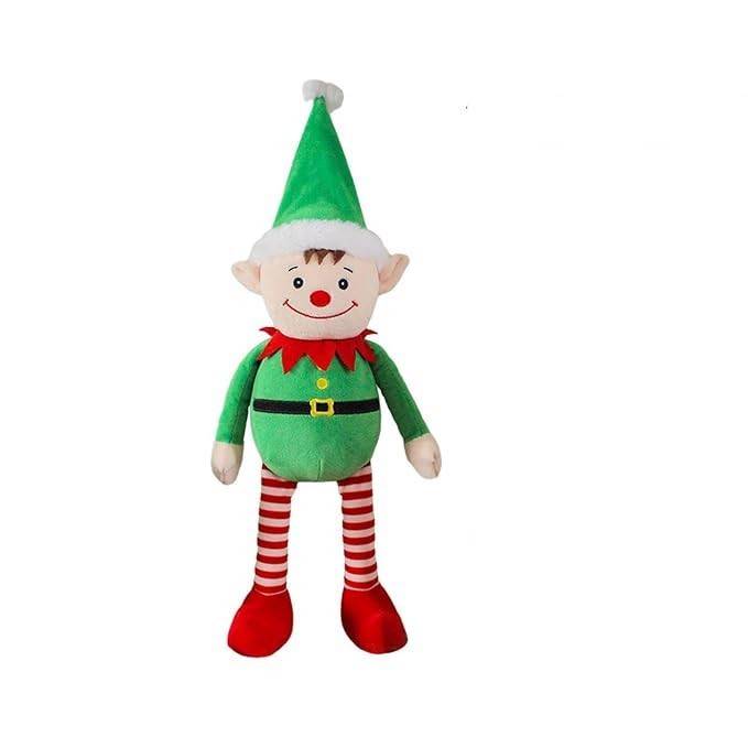 Decoratiune Craciun, jucarie moale din plus, spiridus, 40 cm