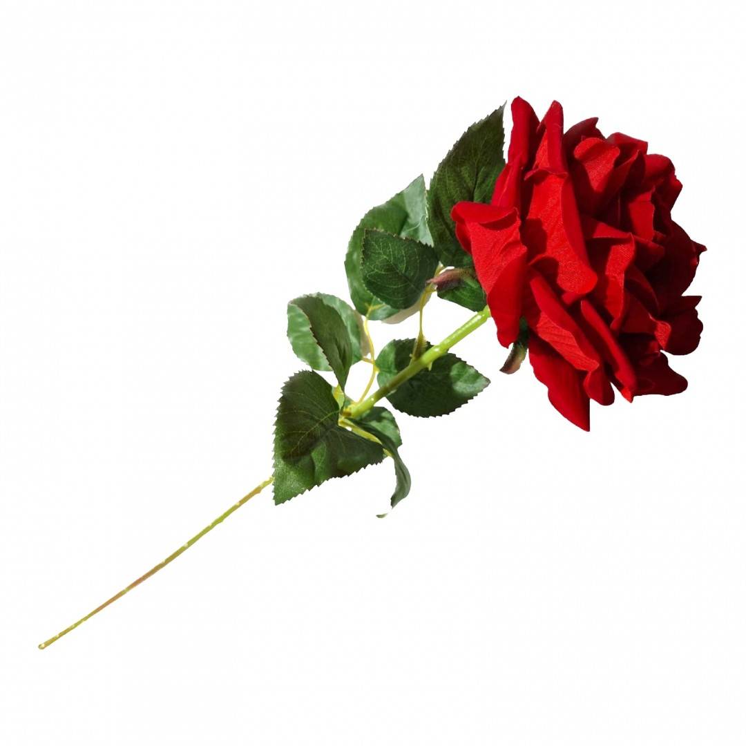 Flori artificiale, fir trandafir, 75 cm