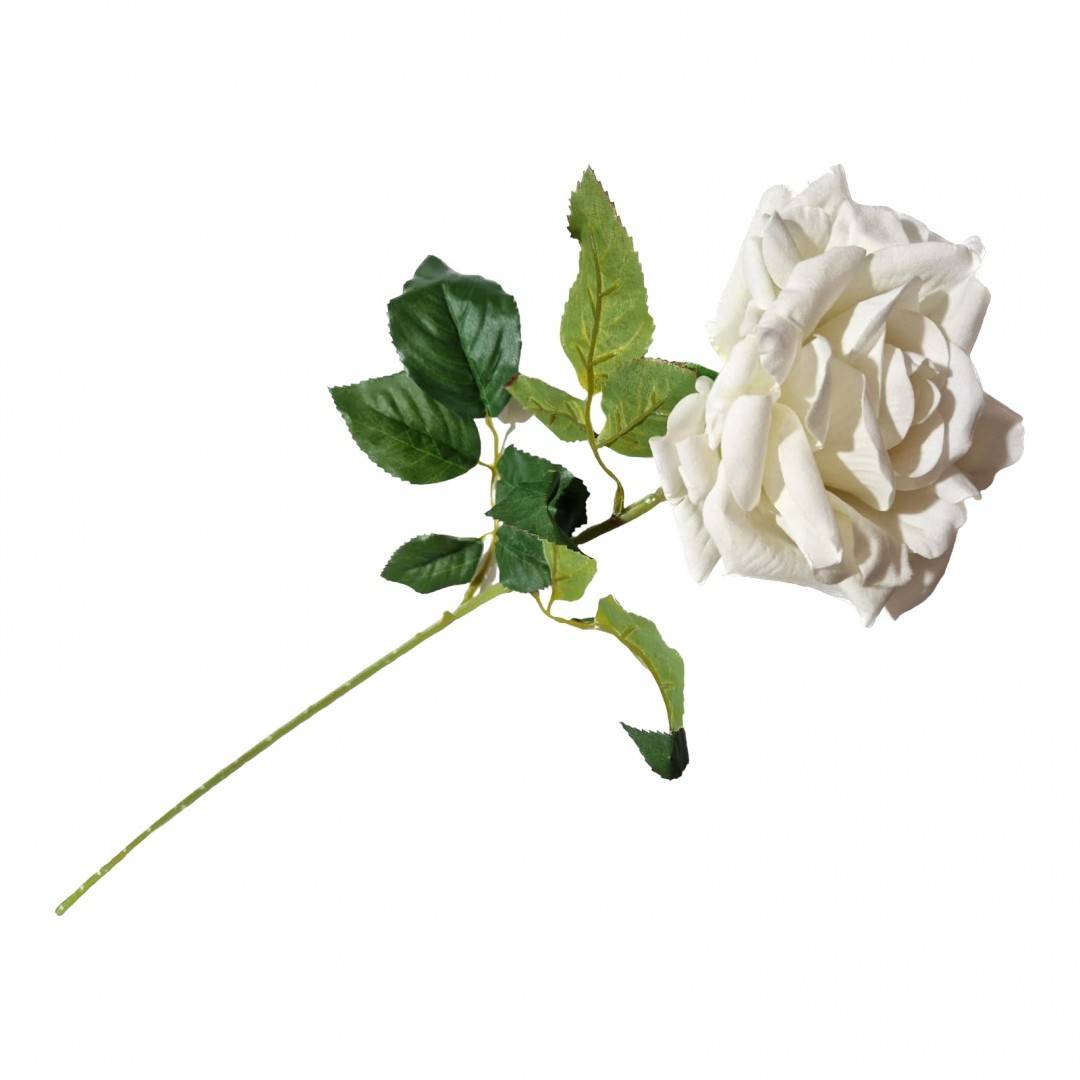 Flori artificiale, fir trandafir, 75 cm