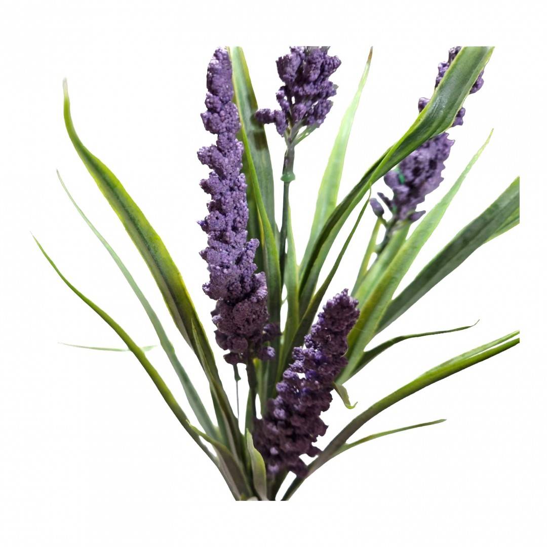 Flori artificiale, lavanda, buchet de 5 fire, 50 cm