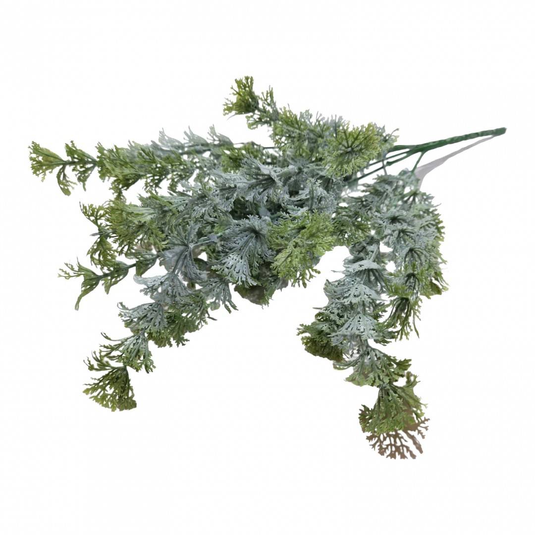 frunze artficiale brumate, buchet de 6 fire, 35 cm