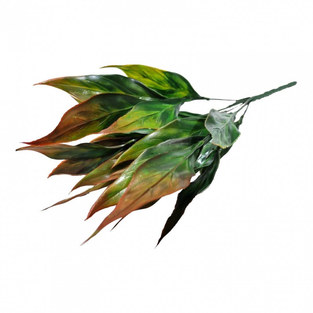 Frunze artificiale, buchet de 6 fire, 40 cm