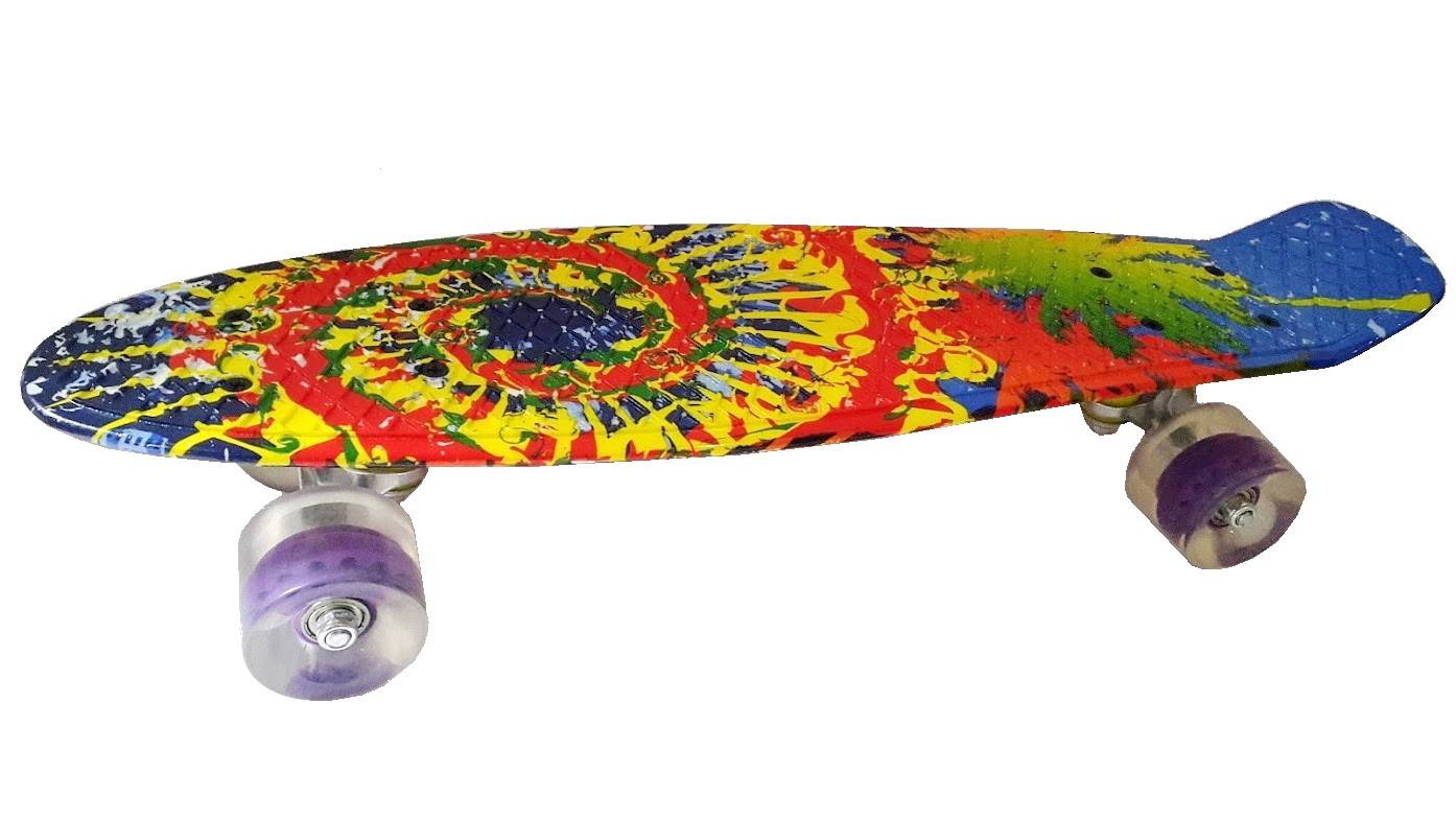 Skateboard, penny board, placa pentru copii si adulti , multicolor, grafitti
