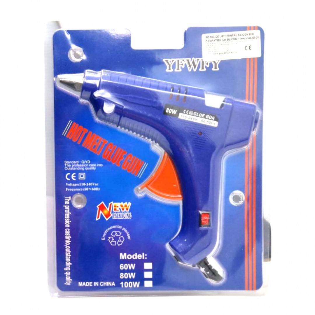 Pistol de lipit pentru baghete de silicon cu diametrul de 11 mm