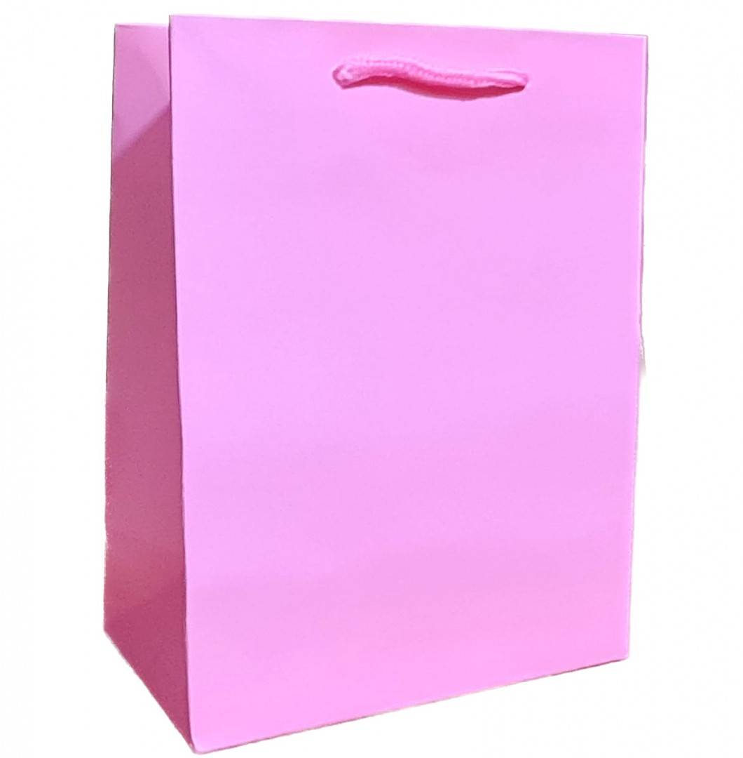 punga de cadou din hartie cartonata, snur textil impletit, uni, multicolor, 18x23x10 cm