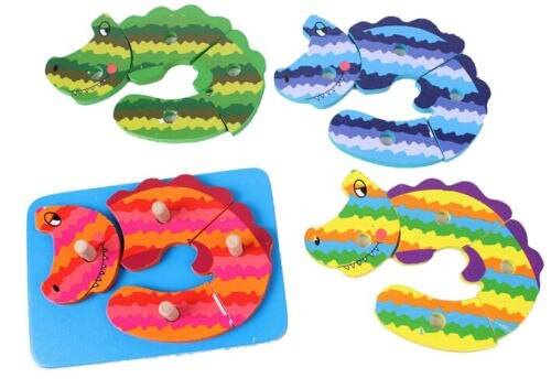 puzzle 4 in 1 crocodil