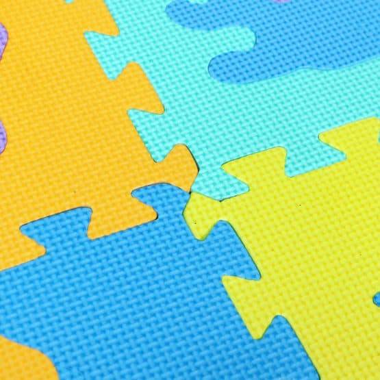 puzzle covor din spuma, antiderapant, termoizolant, joc educativ cu litere, 10 piese
