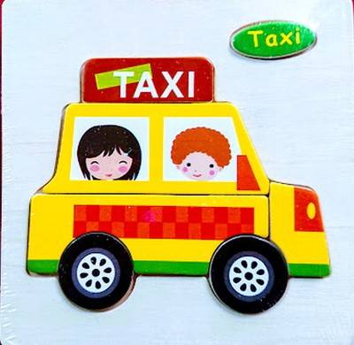 puzzle lemn, piese mari, mijloace de transport