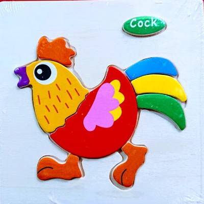 puzzle lemn, piese mari, vietuitoare