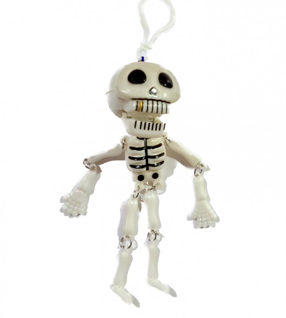 schelet breloc cu mandibula mobila, 17 cm