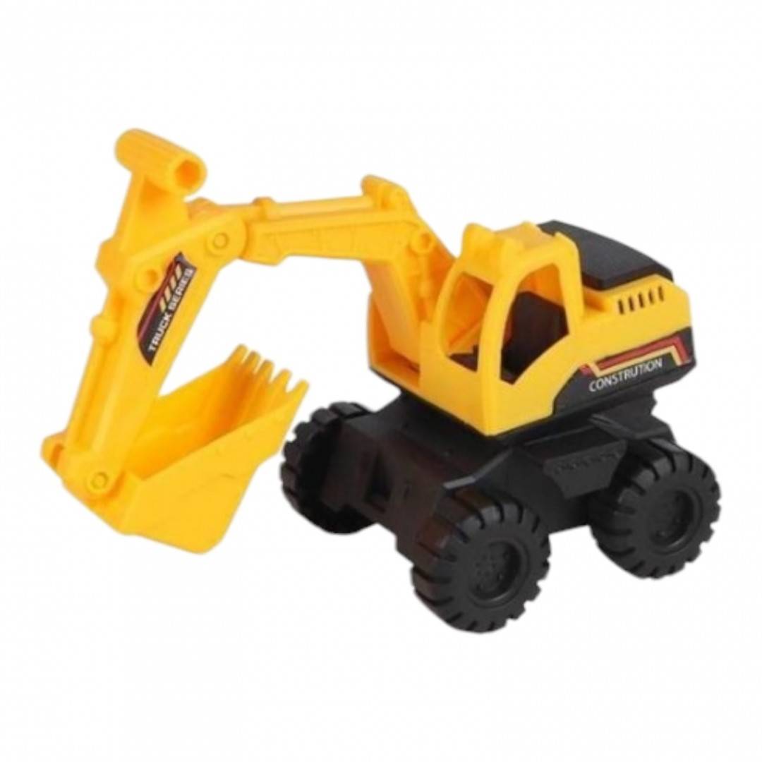 Set 2 utilaje de constructii, excavator si incarcator frontal