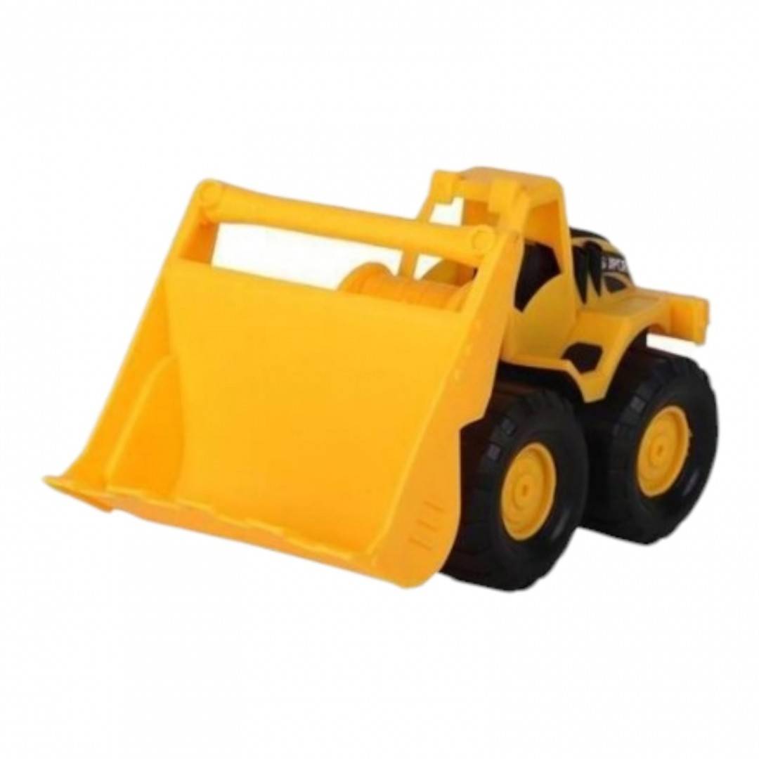 Set 2 utilaje de constructii, excavator si incarcator frontal
