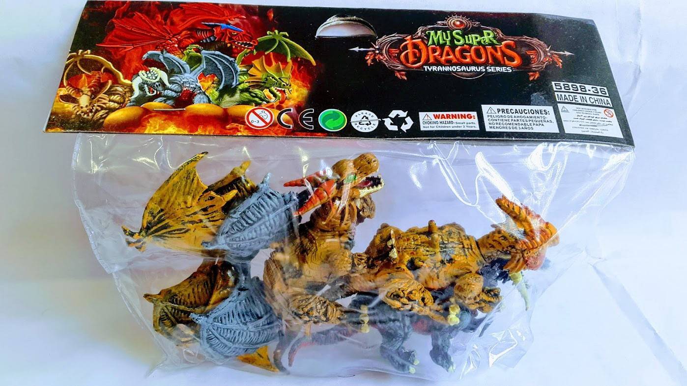 set 3 dragoni