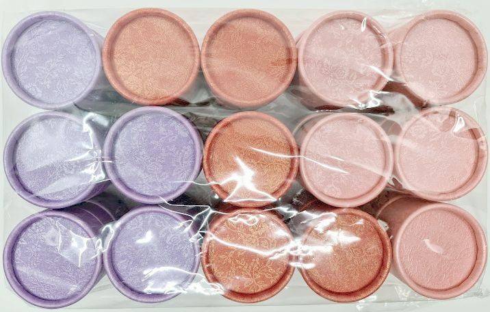 set 30 cutii cilindrice cu capac transparent detasabil, interior catifea neagra, cutie pentru bijuterii, martisoare , diametrul 5 cm