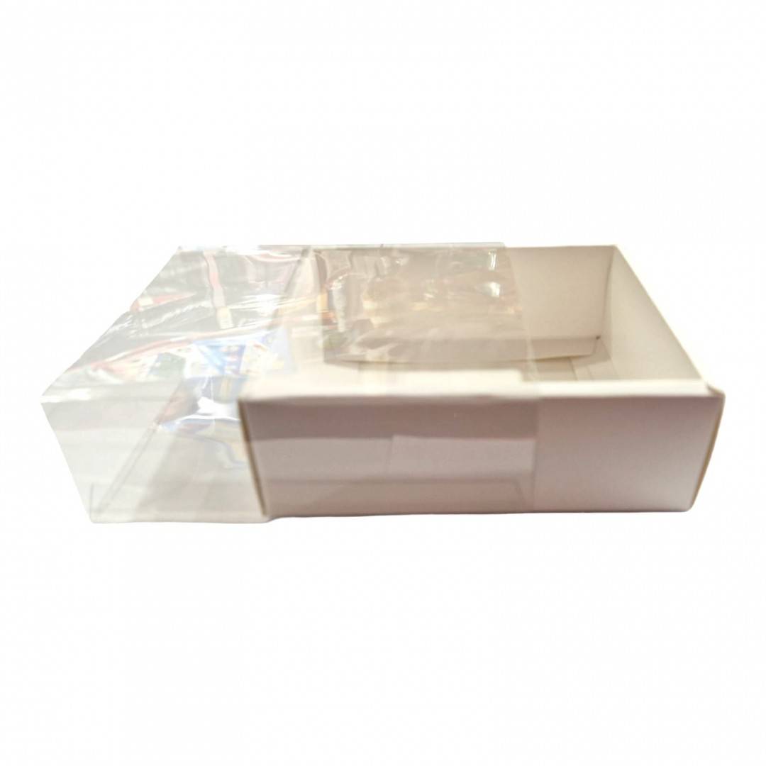 Set 5 Cutii Carton Premium cu Capac Transparent, Gata Montate, 13x11x4.5 cm