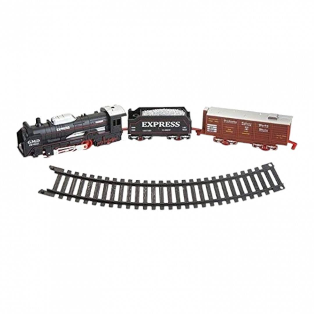 Set tren electric Express cu sine, lumini