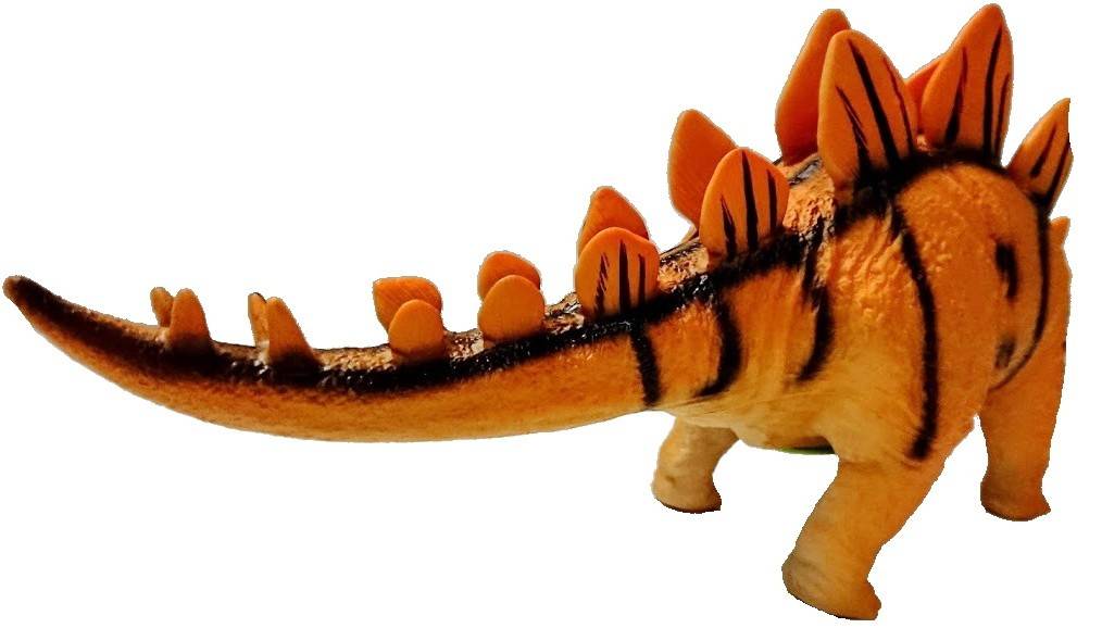 stegosaurus, dinozaur din plastic moale cu sunete specifice, 47 cm lungime, Jurassic World