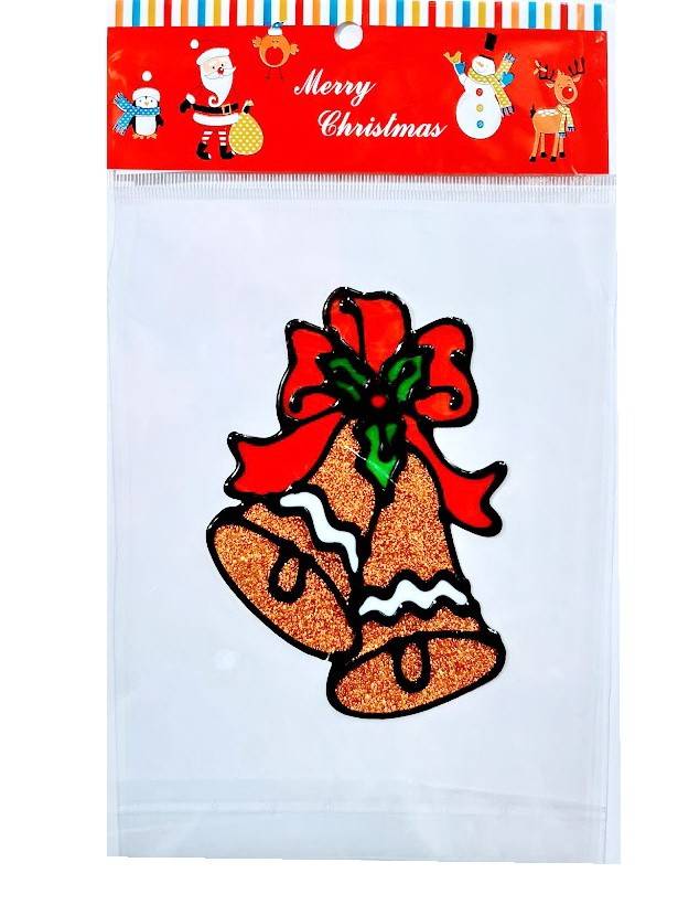 Sticker de Craciun refolosibil, din silicon, 15 cm