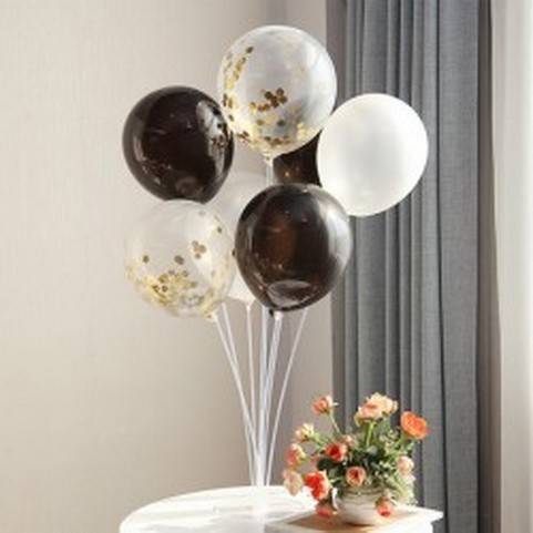 suport 7 baloane, ornament de masa, 70 cm