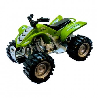 ATV metalic, beach motorcycle, 1:18, verde