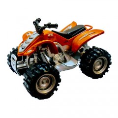 ATV metalic, beach motorcycle, 1:18, portocaliu