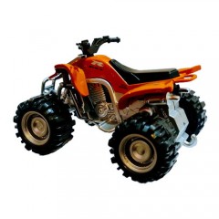ATV metalic, beach motorcycle, 1:18, portocaliu