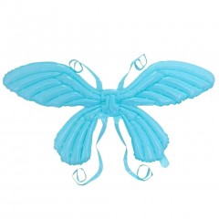 balon folie cu supapa de autoetansare, figurina aripi fluture, 100 cm, albastru