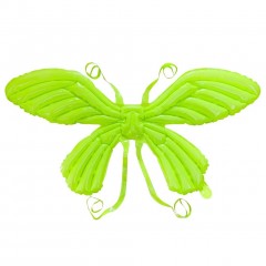 balon folie cu supapa de autoetansare, figurina aripi fluture, 100 cm, verde