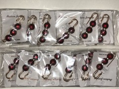 Brosa rosie-set 12 bucati