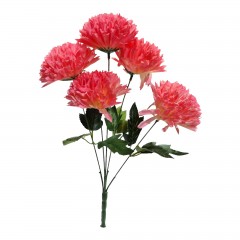 flori artificiale, crizanteme, buchet de 5 fire, 40 cm
