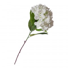 flori artificiale, fir hortensie, alb, 85 cm