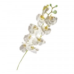flori artificiale, orhidee, 95 cm, alb