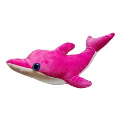jucarie de plus, delfin cu posibilitate de agatare, 38 cm, roz