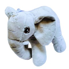 jucarie de plus, elefant gri, 17 cm