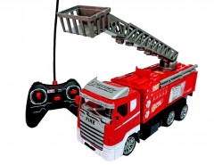masina de pompieri cu radio comanda, scara mobila 41 cm