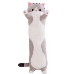 pisica plus lunga, tip perna, 50 cm, gri