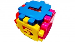 puzzle cub sunatoare cu cifre , joc de constructie bebe