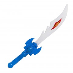 Sabie de Jucarie cu Lumini și Sunete pentru Copii, Albastru, 38 cm