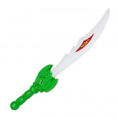 Sabie Jucarie cu Lumini și Sunete, Verde, 38 cm
