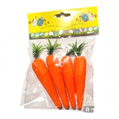 set 4 morcovi decorativi din polistiren