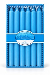 Set 6 Lumanari Parfumate Ocean Breeze, Jasmine & White Flower, Lungime 20 cm, Albastru