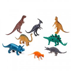 set 8 figurine , dinozauri, multicolor, 12-16 cm