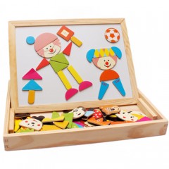 tabla magnetica cu doua fete, puzzle magnetic, distractie in parc