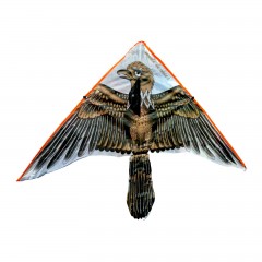 zmeu din material textil, fir cu maner, vultur, 106x90 cm